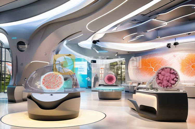 做生物醫藥行業干細胞企業展廳建設要注意些什么？