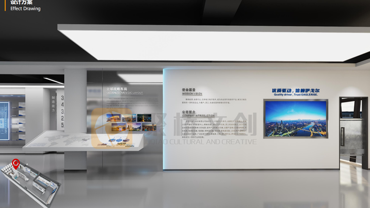 企業展廳設計效果圖設計技巧：空間魔法，讓每一寸都“活”起來