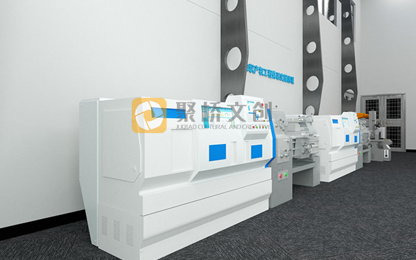 科技企業展廳設計，企業風格化展廳設計，展廳設計